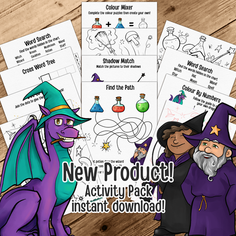 New Product- Wizard Activity Pack
