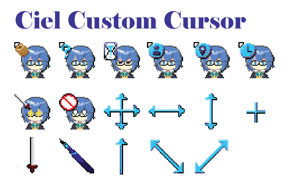 Ciel Custom Cursor - Clordi 's Ko-fi Shop - Ko-fi ️ Where creators get ...