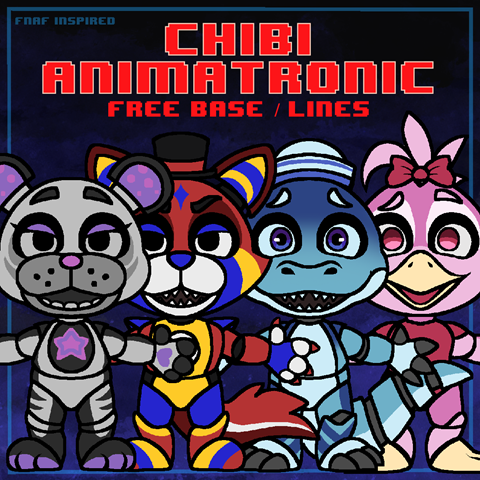 Fnaf Inspired Animatronic Base - 4cidy's Ko-fi Shop - Ko-fi