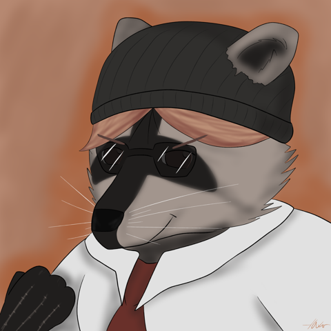 Raccoon Profile Pic Commission