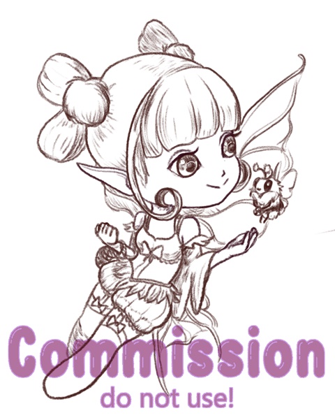 Spring Fairy Commission Wip 