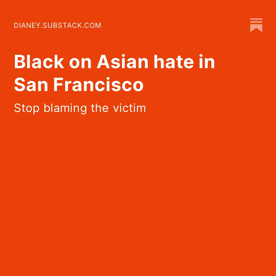 Black on Asian hate