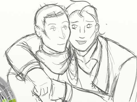 What if we... shared a scarf... and we were both b