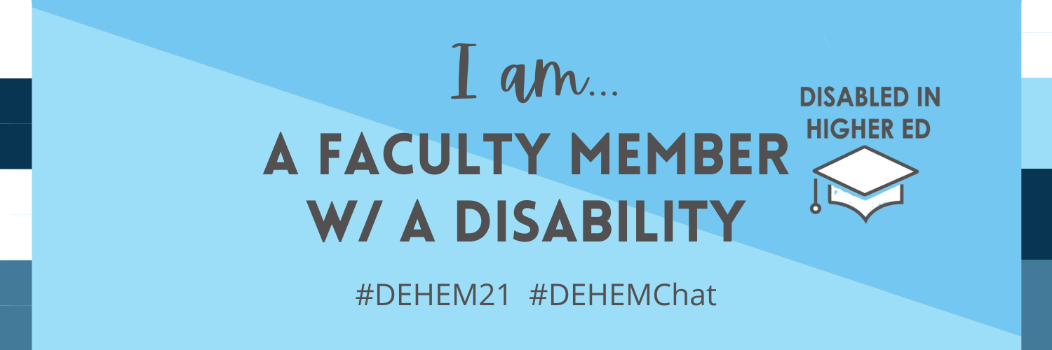 Faculty Member with a Disability