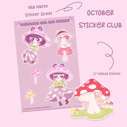 October sticker club theme reveal!