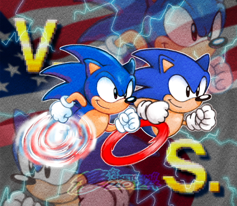 Sonic Battle: JAPAN VS USA