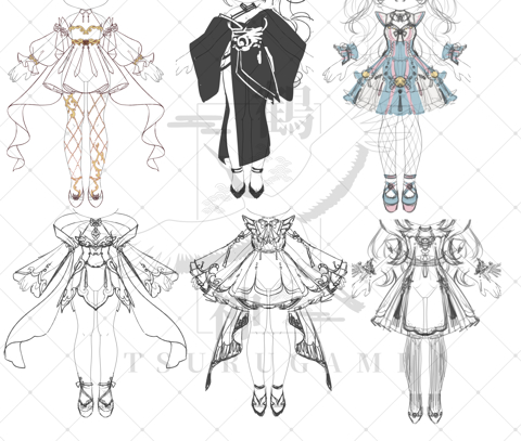 [WIP] Upcoming outfits!