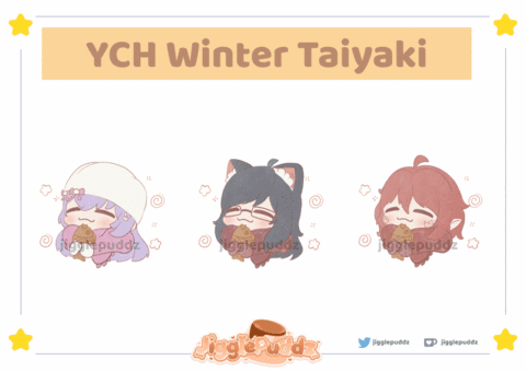YCH Winter Taiyaki Chibi