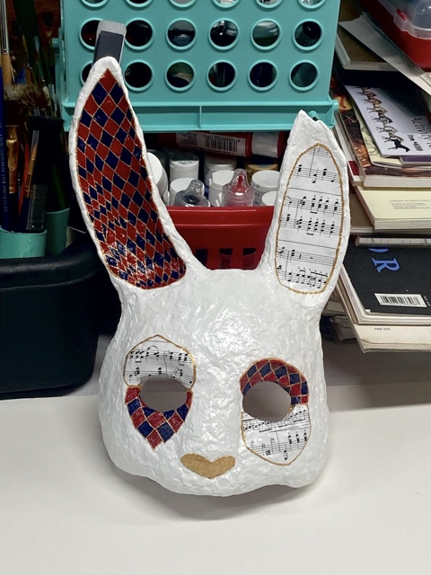 Venetian Inpired Rabbit Mask