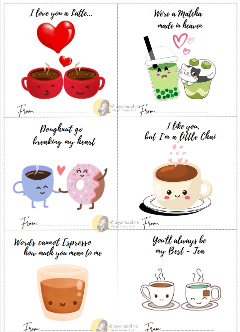 FREE Ready to Print Funny Messages Coffee Themed Valentine Card -  itsyanacolina's Ko-fi Shop - Ko-fi ❤️ Where creators get support from fans  through donations, memberships, shop sales and more! The original '