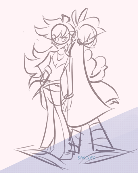 Panty and Stocking (sketch)