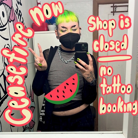 Shop is closed for the global strike 🍉