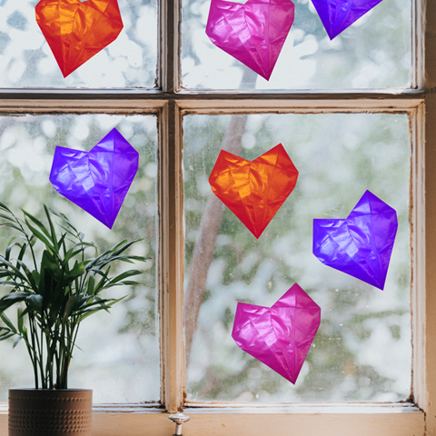 Kite Paper Hearts