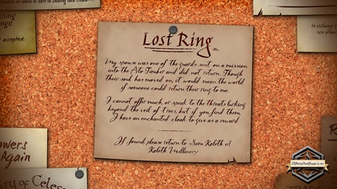 Tavern Poster: Lost Ring