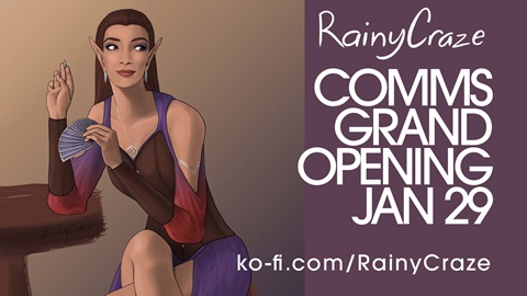Commissions Grand Opening: coming soon!