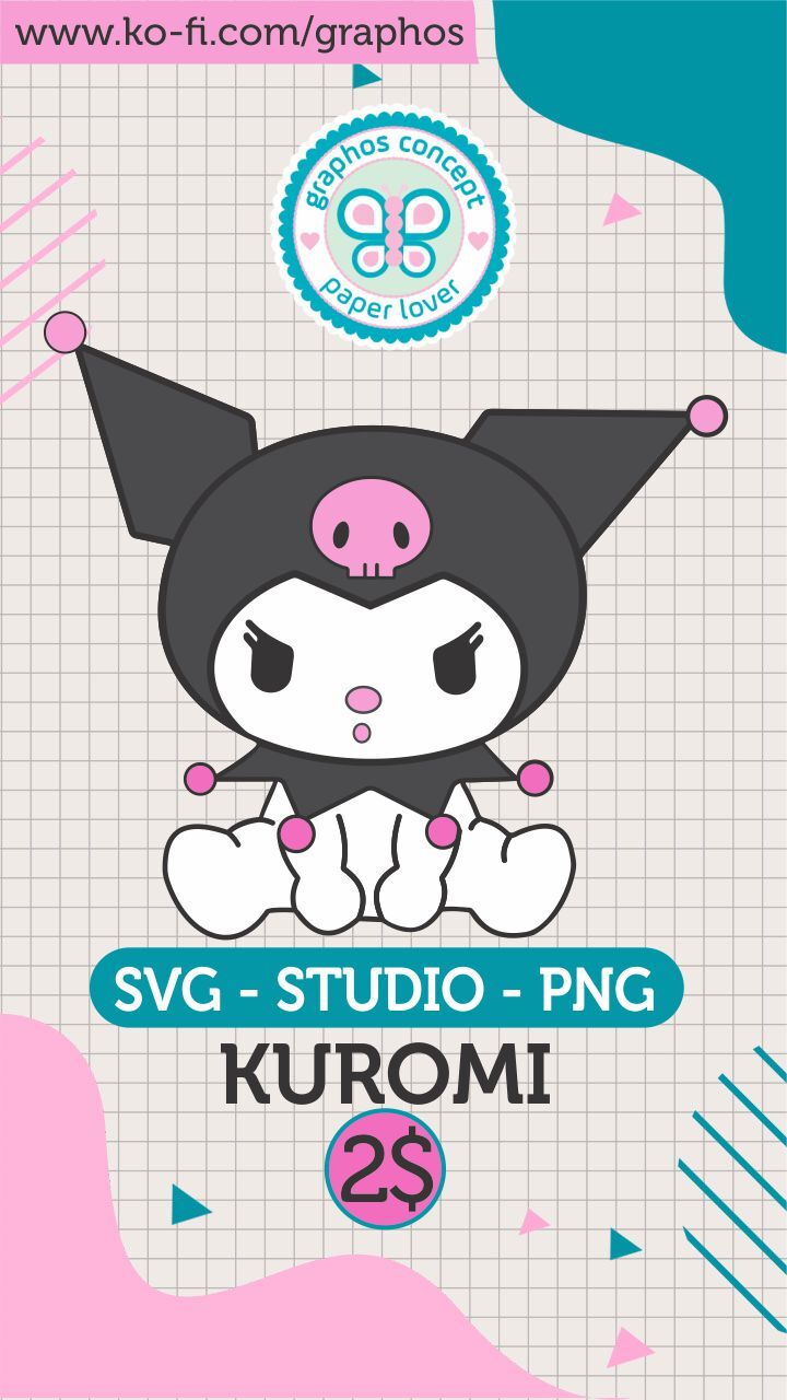 kuromi & my melody sticker template - milsz_z's Ko-fi Shop - Ko-fi