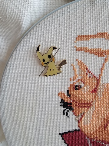 Mimikyu Needle Minder - 8-Bit Materia (Sakura Yosei)'s Ko-fi Shop