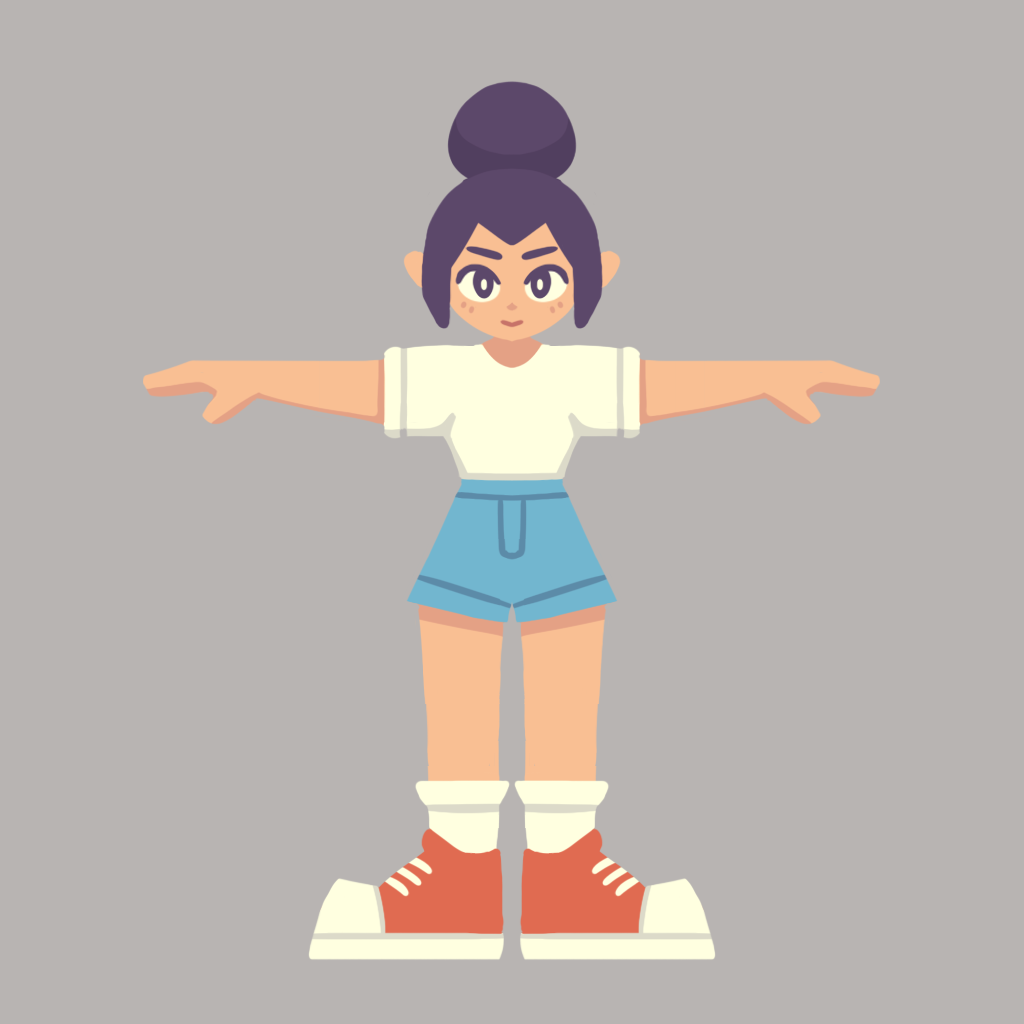 Low Poly Girl | Reference Art - lacruzo's Ko-fi Shop - Ko-fi ️ Where ...