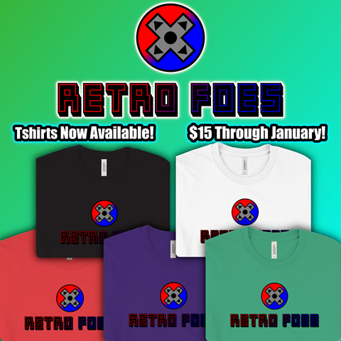 Retro Foes Merch Now Available!