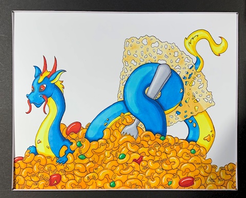 Noodle Dragon & cheese