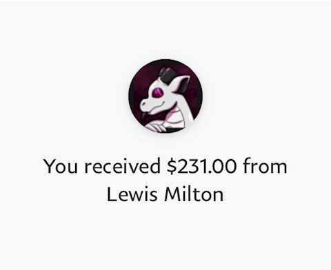 THANK YOU SO MUCH LEWIS MILTON!