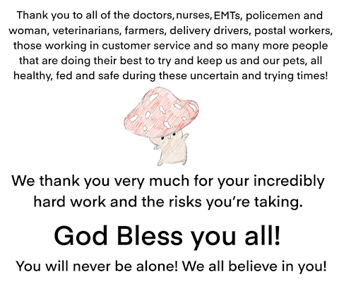 A thank you to everyone