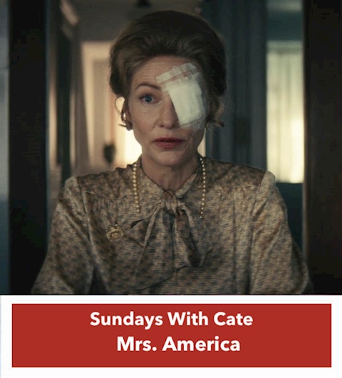 A new episode Sunday, more on Mrs. America.