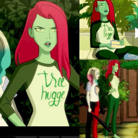 Poison Ivy from Harley Quinn series
