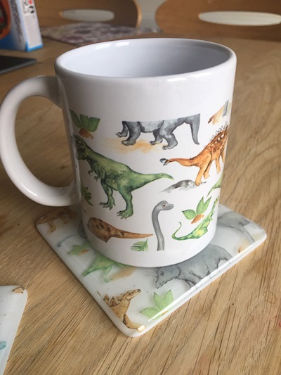 Dinosaur + mug