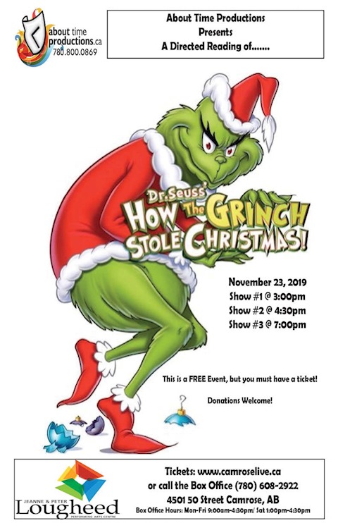 Annual Directed Reading of THE GRINCH!!