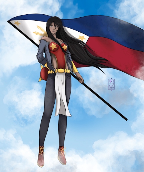 Independence Day Themed Art: Modern Day Darna
