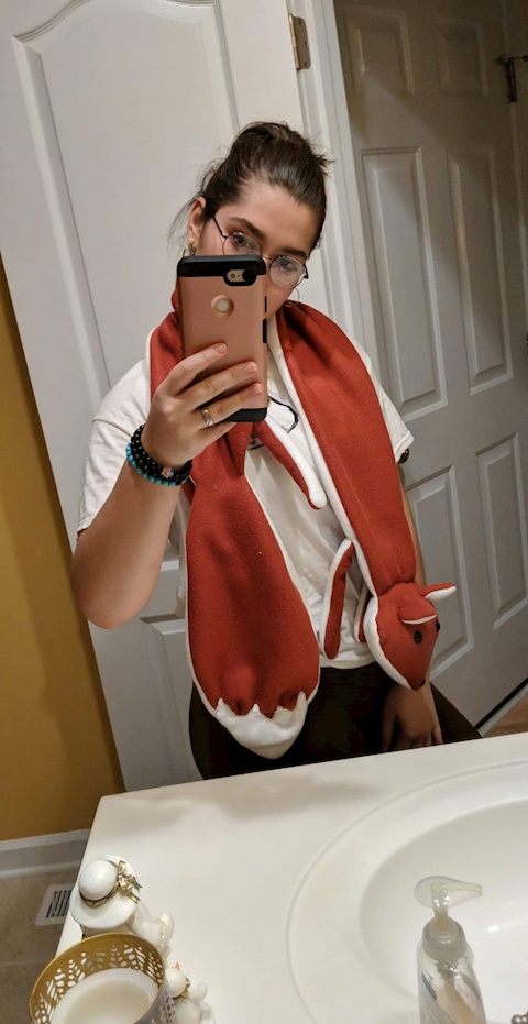 Homemade Fox scarf