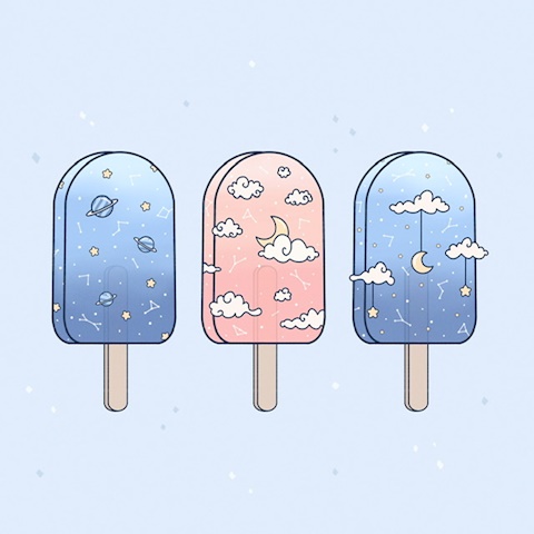 space popsicles 🧊💫