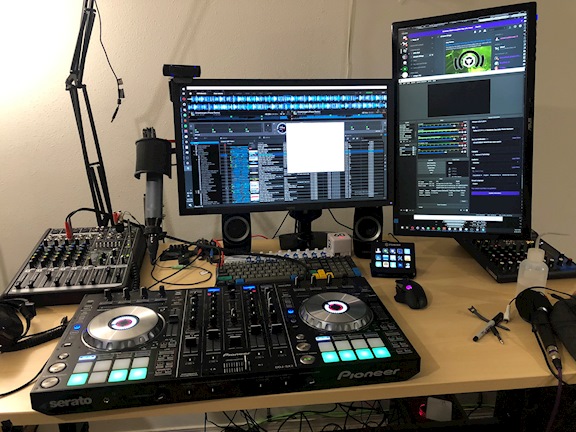 New standing desk for DJ setup!