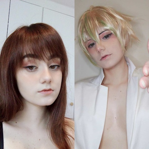 That in and out of cosplay pic 