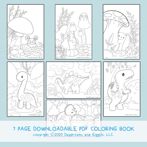 March 2020 Downloadable Coloring Book