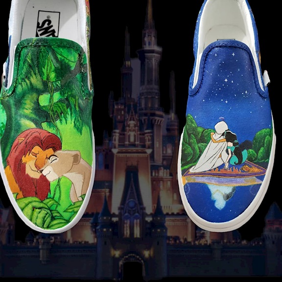 Lion king/Aladdin shoes