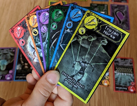 Hackers \' Epoch Cards in the Hand