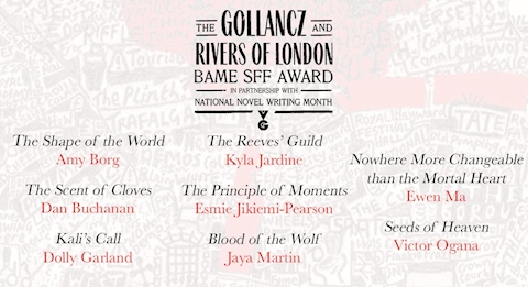 Gollancz Rivers of London BAME SFF Award Shortlist