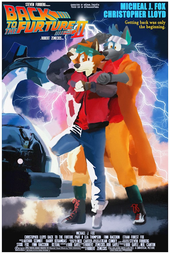 BACK TO THE FURTURE Movie Poster Collab