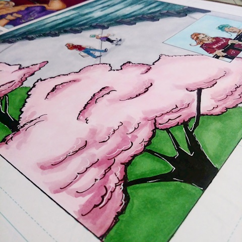 Page 3- Pink Trees