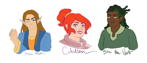 npcs from our D&D Campaign