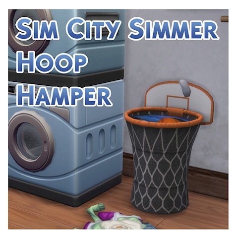 Sim City Hoop Hamper