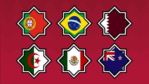 Flag Models for Qatar 2022 Scoreboard