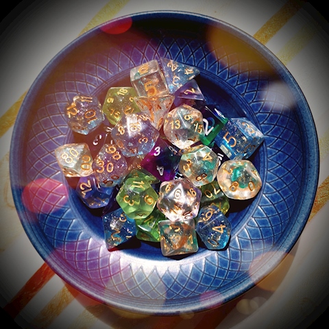 A bowl of Dice