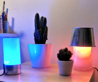 Color Synchronized Touch Lamps