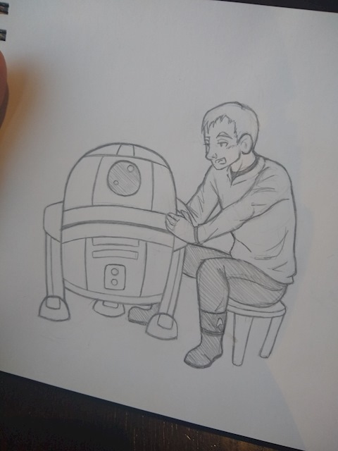 Chief Engineer and a Droid