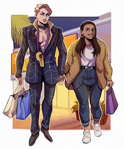 Shopping time with Prosciutto