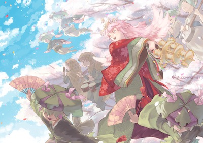 Sakura and Spring festival team (original)