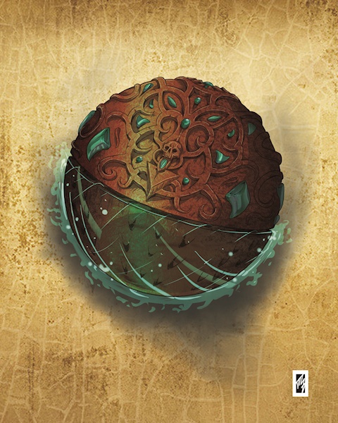 Commissioned: Orb of the Deep, Cell-shaded Color.